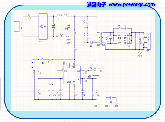 5V3A USBݔ·D BOM list,h(hun)댧(do)wG5199B-02,PCB